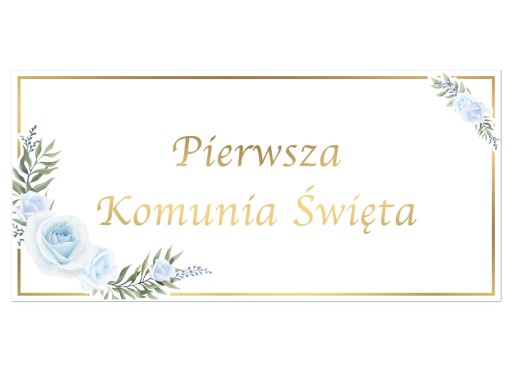 Veľký plagát na prijímanie 70x33cm Prvé sväté prijímanie