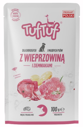 TUF TUF VRECKO NA VLHKÉ POTRAVINY ZMES CHUTI 4x100G