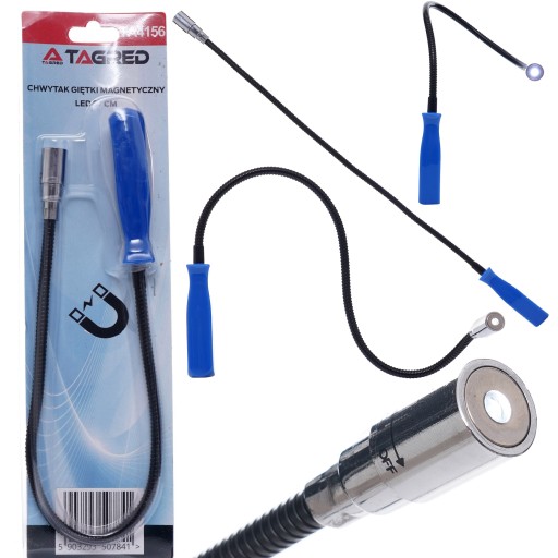 FLEXIBILNÝ MAGNETICKÝ UCHOVÁVAČ S LED BATERKA 57CM