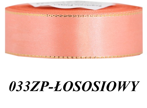 Saténová stuha Golden Stripes 25mm/27m 15ko
