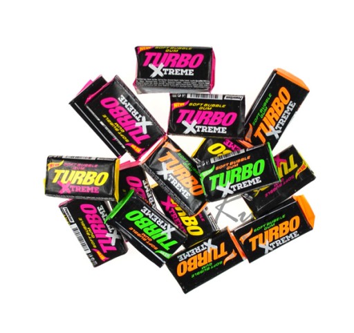 Extreme Turbo Bubble Gum 100 ks