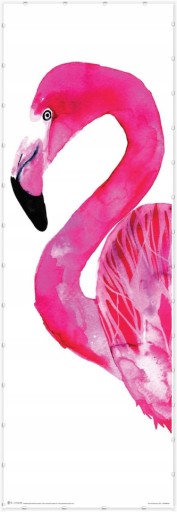 Plagát Sofie Rolfsdotter Pink Flamingo 30,5 x 91,5 cm