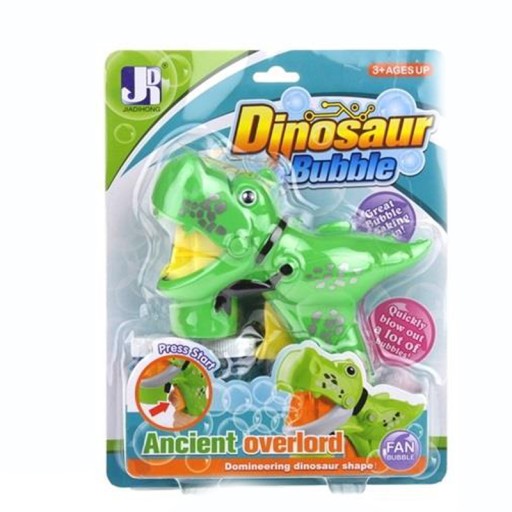 Manuálna bublinková pištoľ na dinosaury