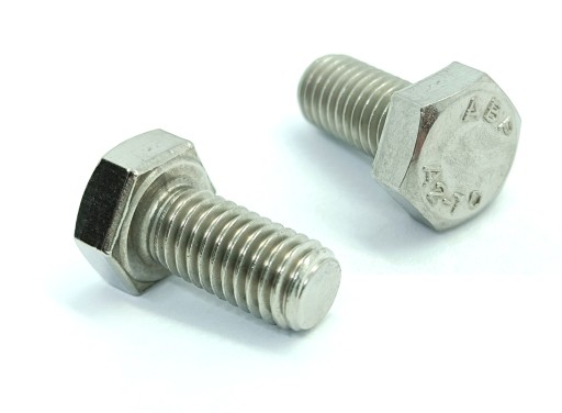 INOX nerezová skrutka M5x20 A2 DIN 933 10 ks.