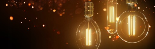 Dekoratívna LED žiarovka E27 Retro Edison 2W COG GOLD