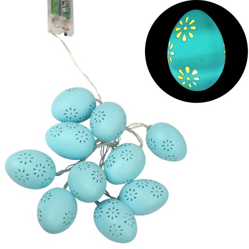 VAJECKÉ GARLANDOVÉ LED LAMPY VEĽKONOČNÉ