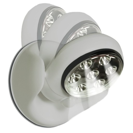 7 LED bezdrôtové svietidlo s 360° pohybovým senzorom, nočné svietidlo na batérie
