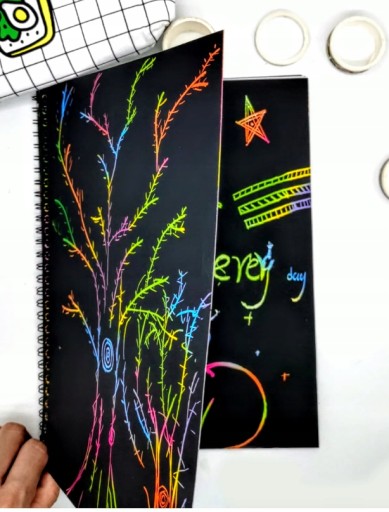 Magic Rainbow Scratch Note Scratch Note Notebook Scratch Note