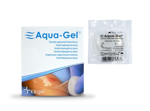 Hydrogélový obväz Kikgel Aquagel, kotúč 5 cm
