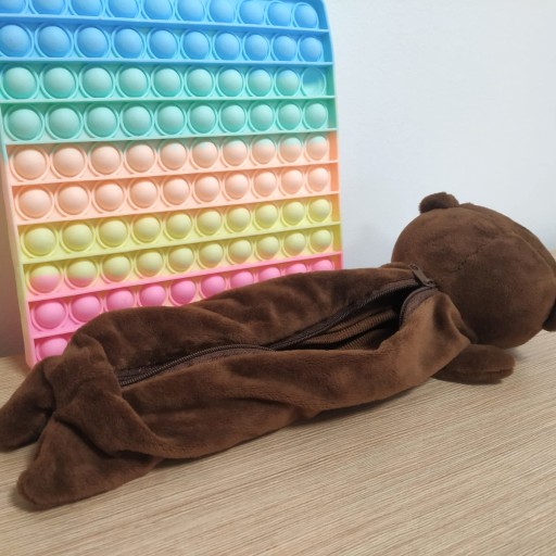Školský peračník medvedík miso plyšový medvedík maskot školská hračka