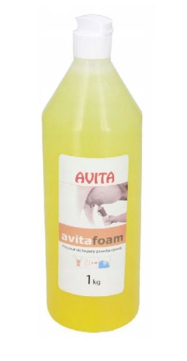 AvitaFoam tekutina na hygienu strukov pred dojením, 1L