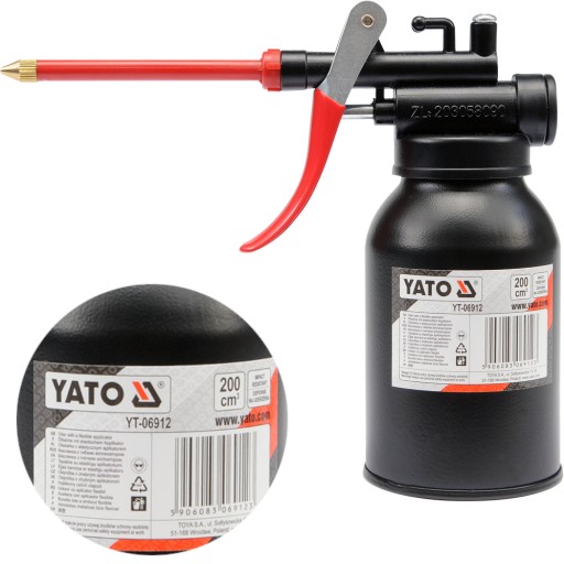YATO OLEJNÍK S APLIKÁTOROM, OCELOVÁ NÁDRŽKA, 200 ml