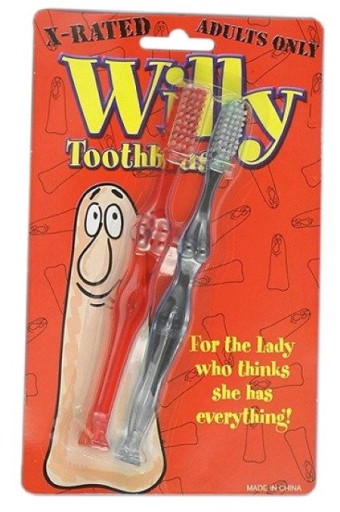Zubné kefky pre páry - Willy Toothbrush