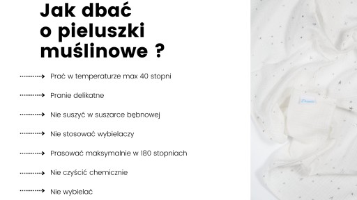 PLIENKY PLIENKY MUSLÍNOVÉ PLIENKY 1 ks. 25x30