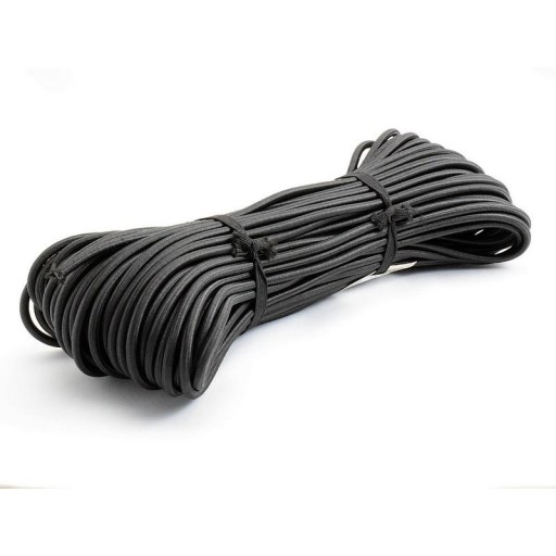 OKRUHÁ GUMA HRUBÁ ČIERNA 1 meter