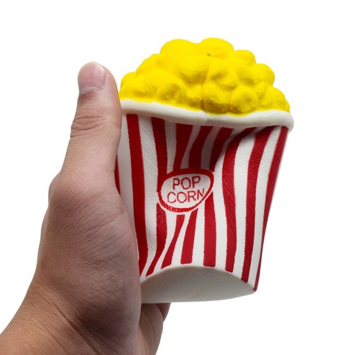 VEĽKÉ HRAČKY SQUISHY POPCORN ANTISTRESOVÉ 12CM