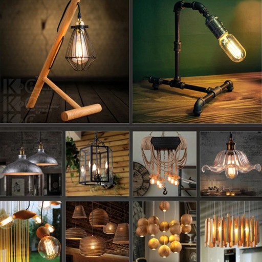 E27 EDISON ST64 LED žiarovka 6W FILAMENT DEKORATÍVNA RETRO DYMOVÁ ŠPIRÁLA
