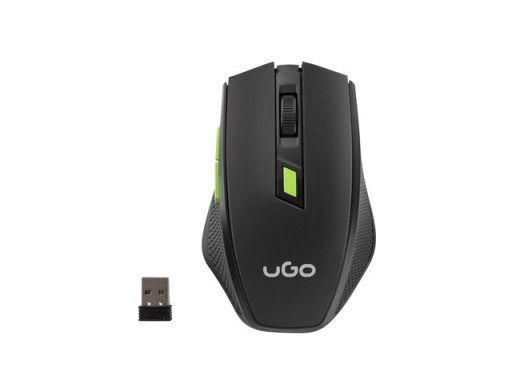 UGO MY-04 optická bezdrôtová myš 1800 DPI, čierna