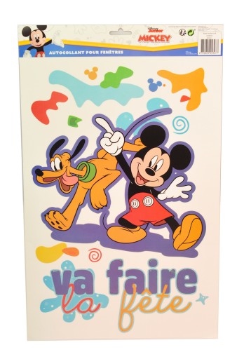 DEKORAČNÁ FÓLIA NA OKIENKO MICKEY MOUSE