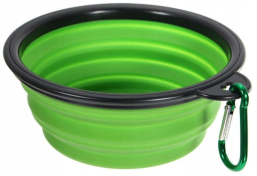 SILIKÓNOVÁ SKLADACIA CESTOVNÁ MISKA PRE PSOV, 13 cm