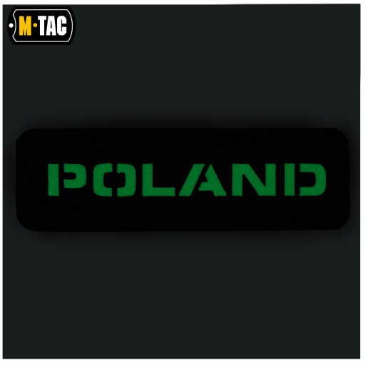 PATCH POLAND LASER suchý zips M-Tac 25x80 RED FLUO