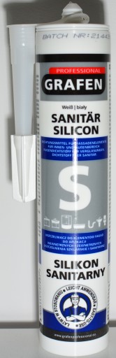 GRAFEN biely sanitárny silikón STOP PLESNI 280ml
