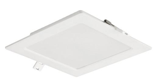 LED stropné svietidlo, zápustné, zápustné, 12W, 1200lm, 4000K, štvorcové