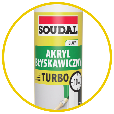 Soudal Akryl Express Turbo Gypsum Brick biela 280ml