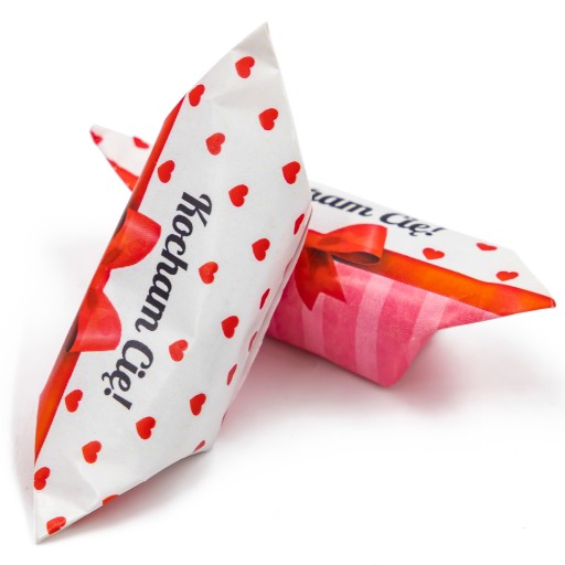 CANDIES I LOVE YOU FUDGE 5 kusov NÁPLŇ DO HRNÍČKA Darček LOVE LOVE