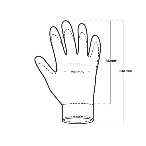 Záhradné pracovné rukavice Perfect Soft R8