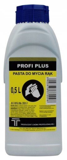 Pasta BHP GEL na umývanie rúk PROFI PLUS 0,5L Modrá