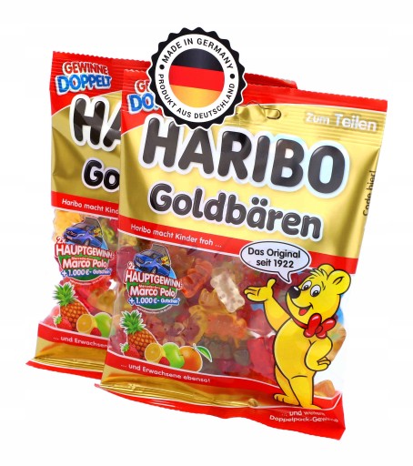 HARIBO Golden Bears ovocné želé 175 g z Nemecka