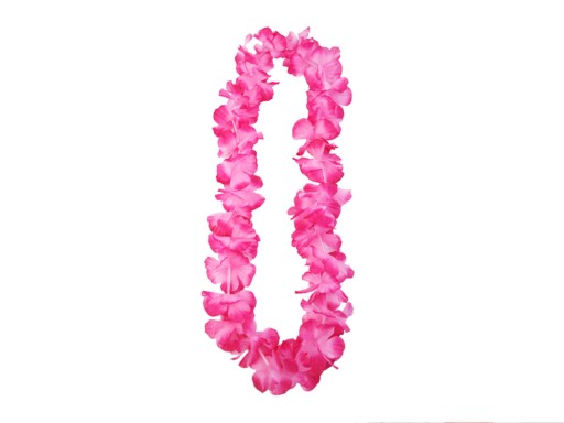 HAWAII NÁHRDELNÍK HAWAII RUŽOVÉ KVETY 1 m