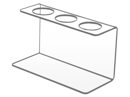 STOJAN, PODAVAČ, STOJAN NA 3 PLEXI ZMRZLINY, 3 mm