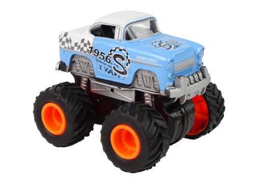 Auto 4x4 klasický model na veľkých kolesách 4 farby