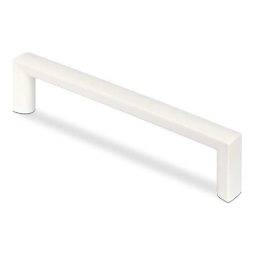 ÚCHYTKA NA NÁBYTOK, BIELA ÚCHYTKA KUCHYNSKEJ SKRINÍKY, ROVNÁ, UNIVERZÁLNA, 96MM
