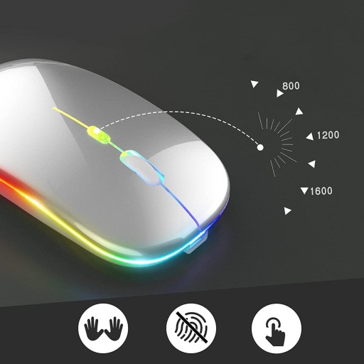 Bezdrôtová myš pre notebook Bluetooth / USB