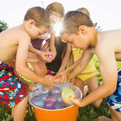 MINI VODNÉ BALÓNY VODNÉ BOMBY FAREBNÉ HRAČKY HÁDACIE BALÓNY 500 x