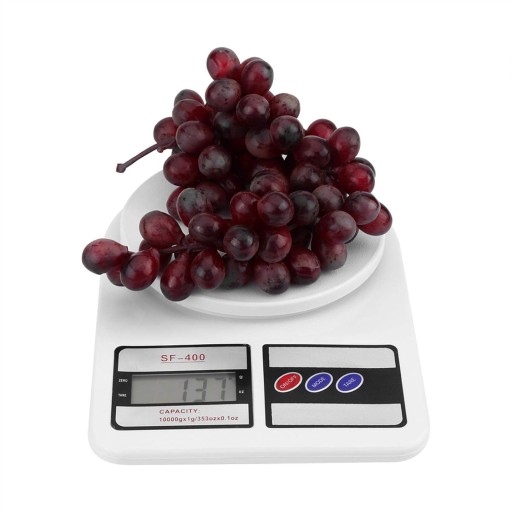 PRESNÁ KUCHYŇSKÁ VÁHA 10kg / 1g DOMÁCA ELEKTRONICKÁ TÁRA LCD + BATÉRIE