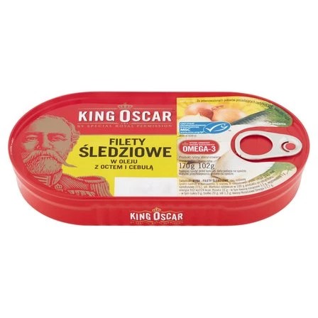 KRÁĽOVSKÉ FILETKY SLEĎA V OLEJI S OCTOM A CIBUĽOU