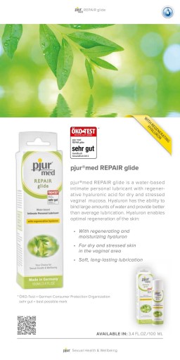 PJUR MED REPAIR REPAIR GLIDE REGENERAČNÝ VODNÝ lubrikant