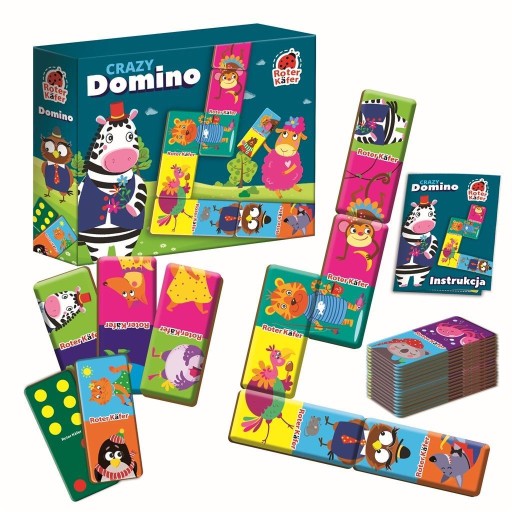 Crazy Domino Roter Kafer vzdelávacia arkádová hra pre deti