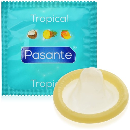 PASANTE KONDÓMY S TROPICKOU PRÍCHUŤOU - 10 KS