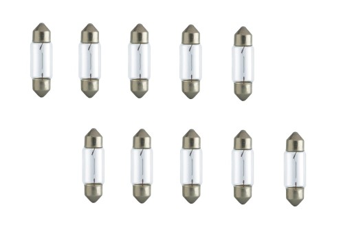 ŽIAROVKA 12V TUBE C5W 36MM TUBE 10ks