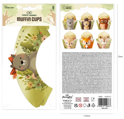 Košíkové obliečky MUFFINY MUFFINY Forest Animals