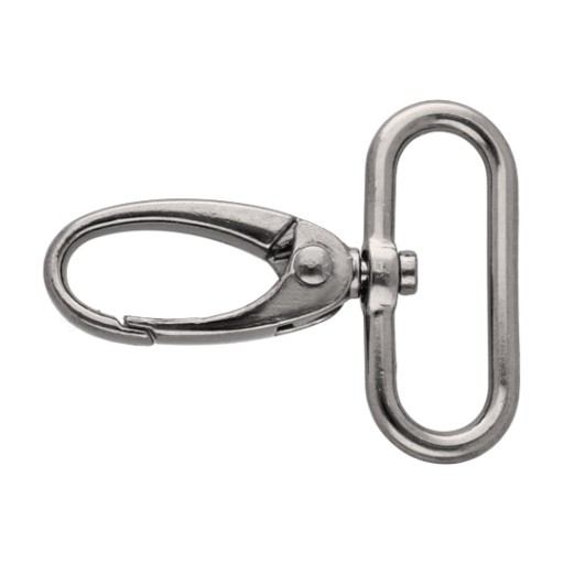 KARABÍNA KRABI 32 mm TMAVÝ NIKEL