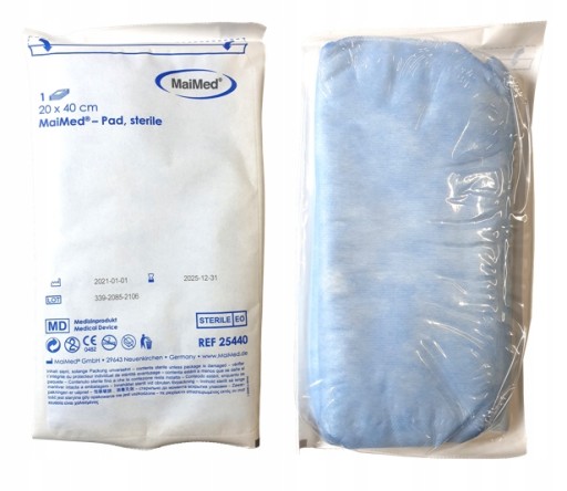 VYSOKO ABSORPČNÝ STERILNÝ KOMPRES 20X40 NEMECKY 1 KS
