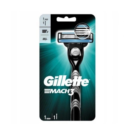 GILLETTE MACHINE MACHINE 3 rukoväte + 1 čepeľ