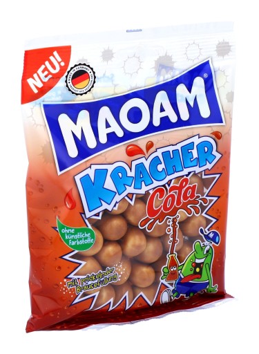 HARIBO MaOaM Cola Colowe ovocné žuvačky 200g DE