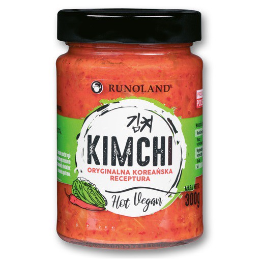 Kimchi Hot Vegan 300g - Runoland